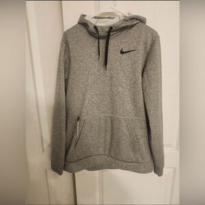 Nike Men's Heather Gray Pullover Hoodie